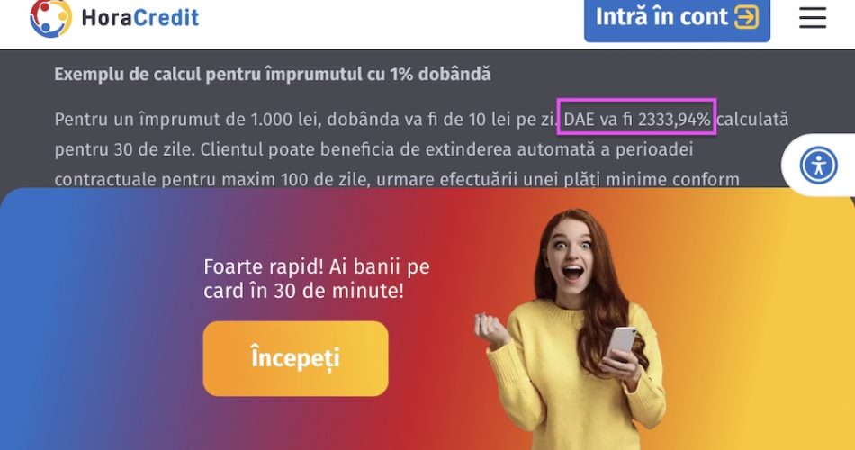 imprumut hora credit dae