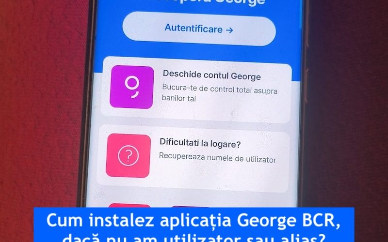instalare george bcr