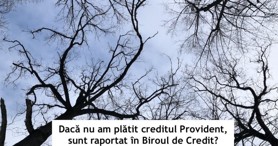provident biroul de credit