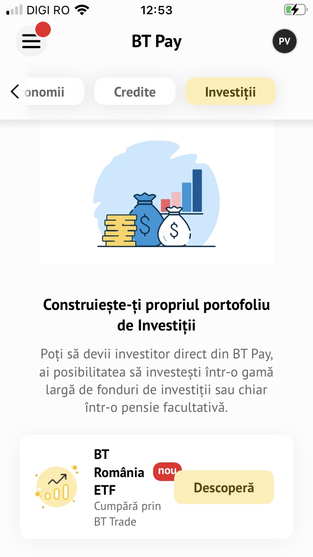 Ce avantaje oferă Banca Transilvania unui investitor începător?
