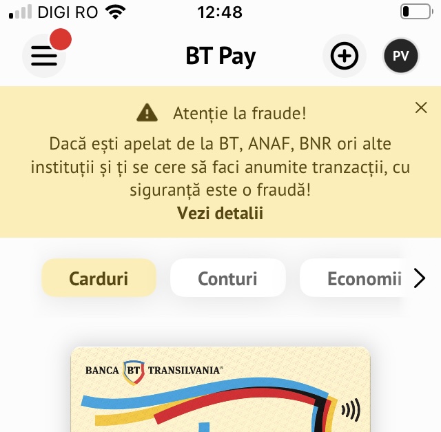 Dacă mă sună cineva de la Banca Transilvania, poate fi o fraudă?