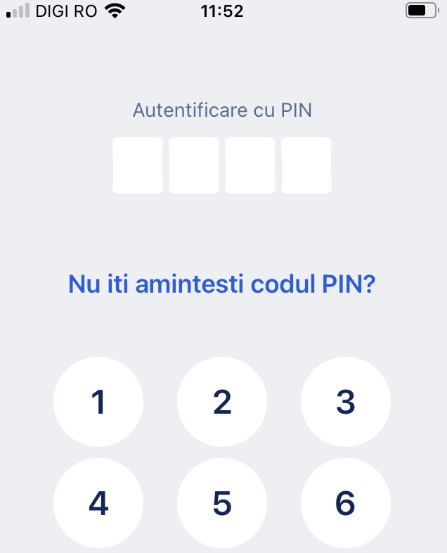Am uitat codul PIN George BCR