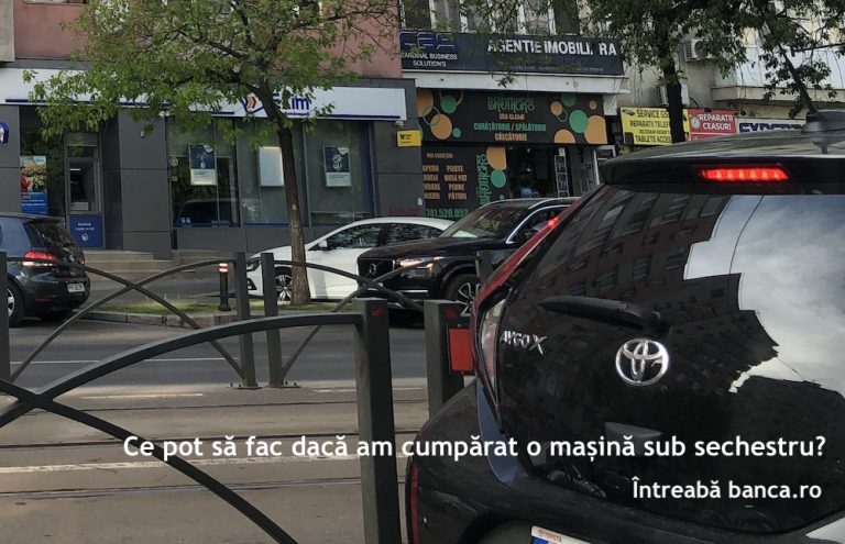 Ce pot să fac dacă am cumpărat o mașină sub sechestru?